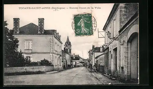 AK Tocane-Saint-Apre, Entrée Ouest de la Ville