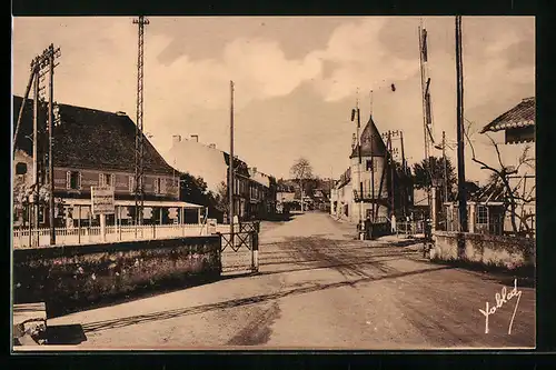 AK Le Buisson, La Grande-Rue