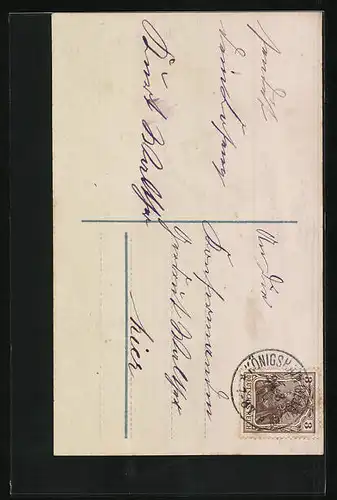 AK Betender Schutzengel zur Konfirmation