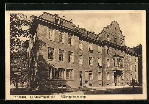 AK Karlsruhe, Landesfrauenklinik, Wöchnerinnenheim