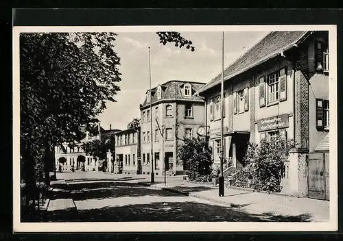 AK Sandersdorf, Blick in die Bahnhofstrasse