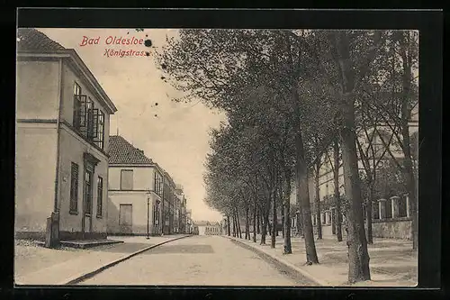 AK Bad Oldesloe, Sicht in die Königstrasse