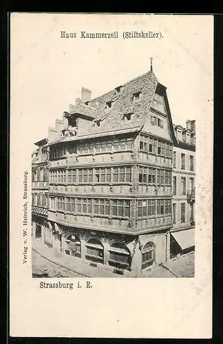 AK Strassburg i. E., Haus Kammerzell (Stiftskeller)