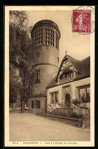 AK Reichshoffen, Tour a l`Entrée du Chateau