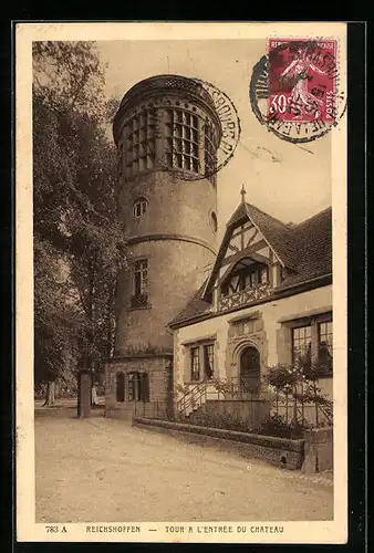 AK Reichshoffen, Tour a l`Entrée du Chateau