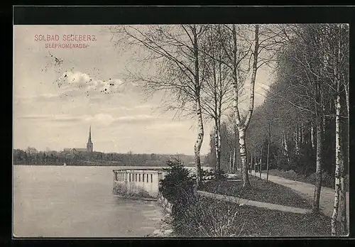 AK Segeberg, Partie an der Seepromenade