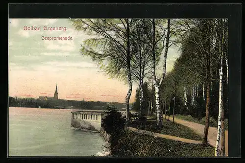 AK Segeberg, Partie an der Seepromenade