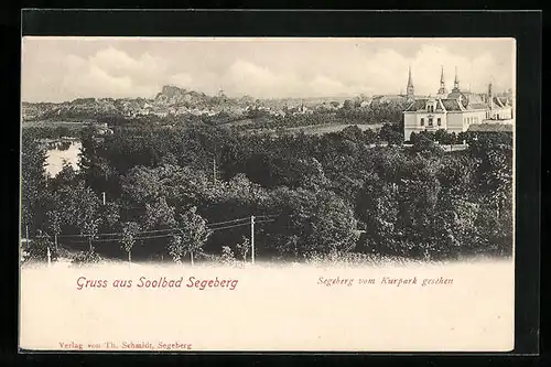 AK Segeberg, Segeberg vom Kurpark gesehen