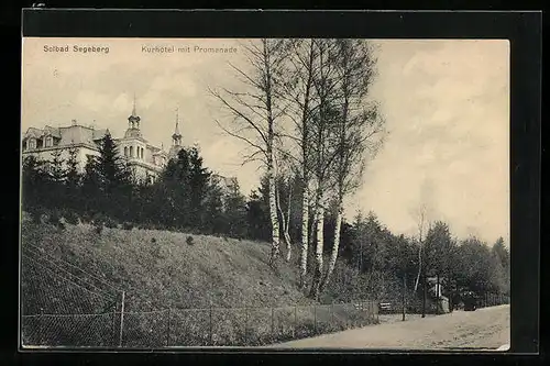 AK Segeberg, Kurhotel mit Promenade