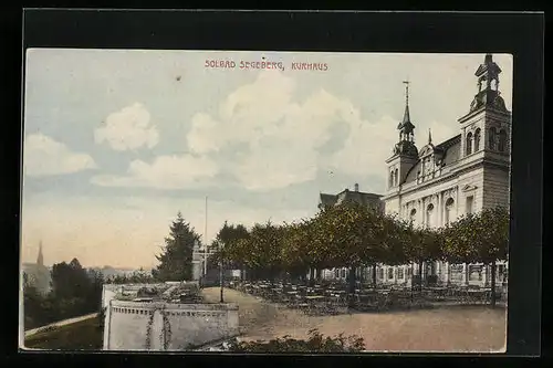 AK Bad Segeberg, Kurhaus Terrasse