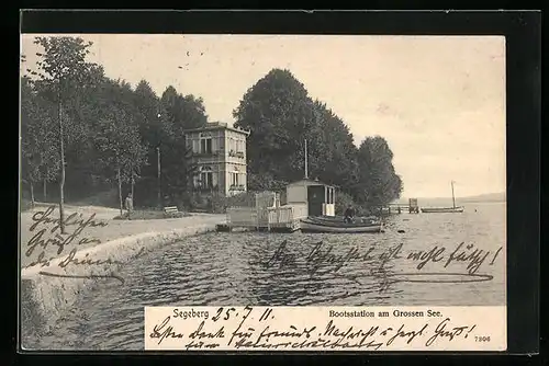 AK Bad Segeberg, Bootstation am Grossen See