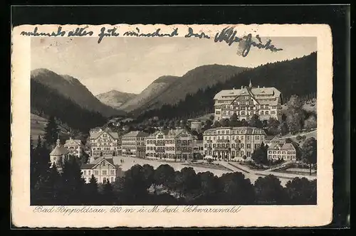 AK Bad Rippoldsau, Gesamtansicht mit Kirche