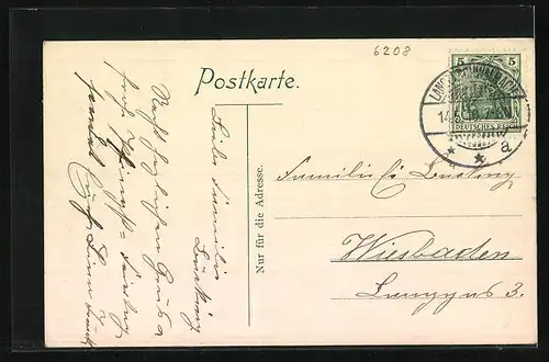 AK Bad Langenschwalbach, Ortsansicht aus der Vogelschau, Schwalben