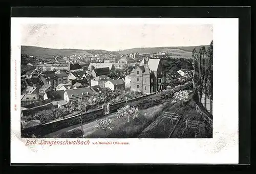 AK Bad Langenschwalbach, Ortsansicht aus der Vogelschau