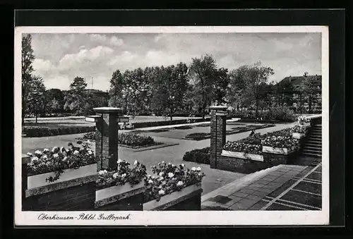 AK Oberhausen /Rhld., Ansicht vom Grillopark