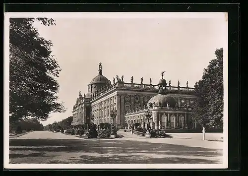 Foto-AK Deutscher Kunstverlag, Nr. 42: Potsdam, Neues Palais von Nordosten