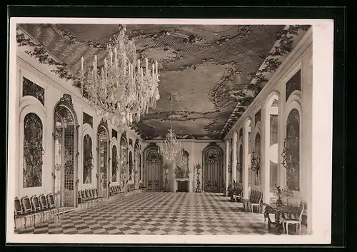 Foto-AK Deutscher Kunstverlag, Nr. P 45: Potsdam, Neues Palais, Jaspisgalerie