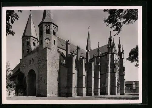 Foto-AK Deutscher Kunstverlag, Nr. 8: Wimpfen im Tal, Stiftskirche, Romanischer Westbau