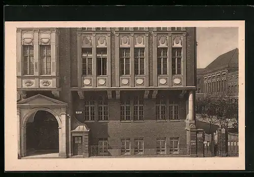 AK Berlin-Charlottenburg, Königin Luise-Schule, Städtisches Lyceum, Danckelmannstrasse 26-28