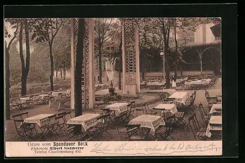 AK Berlin-Charlottenburg, Gasthaus Spandauer Bock