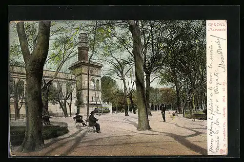 AK Genova, L`Acquasola, Strassenbahn