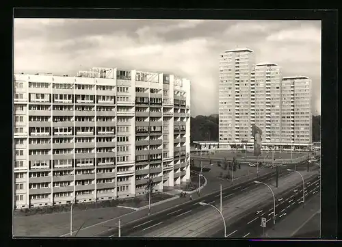 AK Berlin, Blick auf den Leninplatz