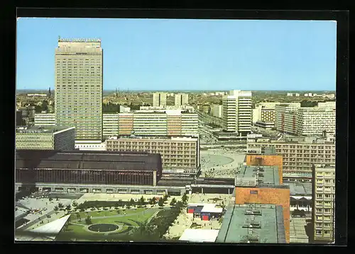 AK Berlin, Zentrum aus der Vogelschau