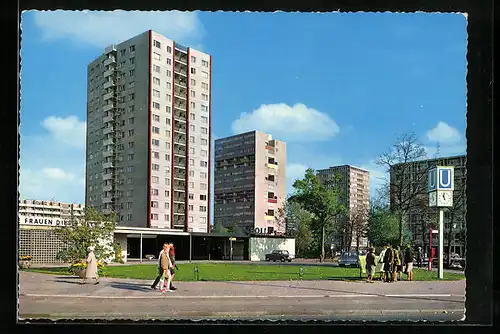 AK Berlin, Blick auf das Hansaviertel