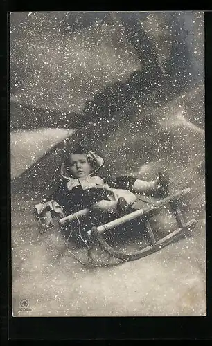 AK Kind ist vom Schlitten gefallen