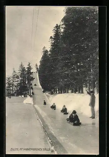 AK Slide at Montmorency Falls