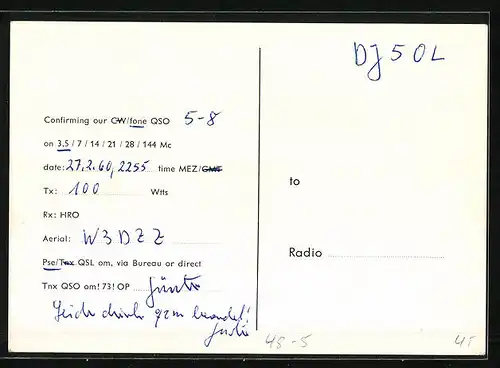 AK Dortmund, Ortsansicht, Radiofrequenz DL 1 FU