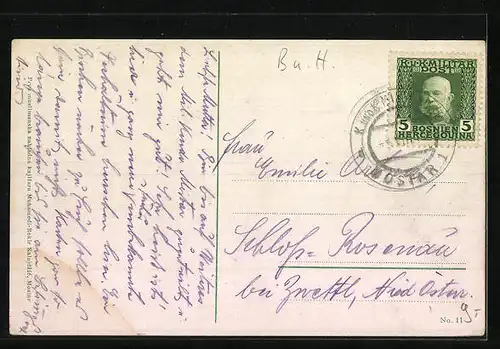 AK Mostar, Ober-Gymnasium aus der Vogelschau