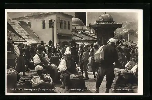 AK Sarajevo, Auf dem Marktplatz