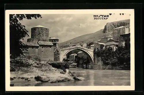 AK Mostar, Panorama mit Stari most