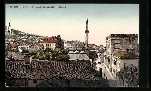 AK Mostar, Partie in der Sauerwaldgasse