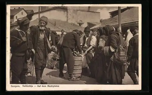 AK Sarajevo, Bascarsija, Auf dem Marktplatze