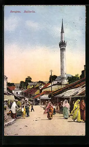 AK Sarajevo, Bascarsia, Strassenpartie