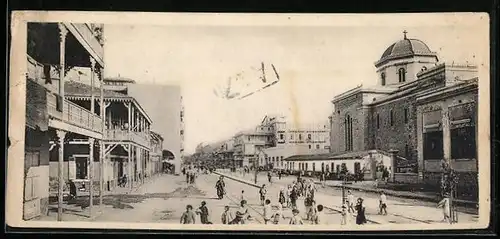 Mini-AK Port-Said, Rue de Lesseps