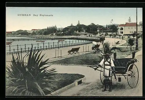 AK Durban, Bay Esplanade, Rikscha