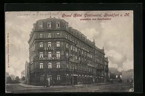 AK Frankfurt /Main, Grand Hotel Continental