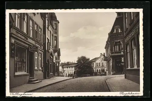 AK Kellinghusen, Cafe Conditorei Theodor Wese in Hauptstrasse