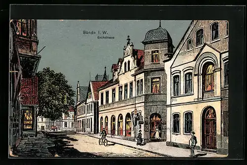 AK Bünde i. W., Partie in der Eschstrasse