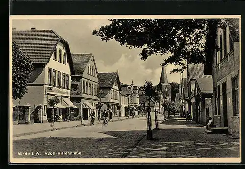 AK Bünde i. W., strasse