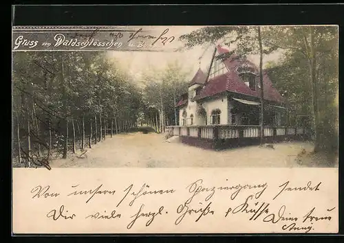 AK Bünde i. W., Gasthaus Waldschlösschen