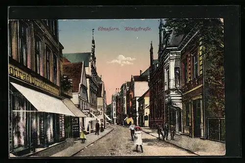AK Elmshorn, Geschäfte in der Königstrasse
