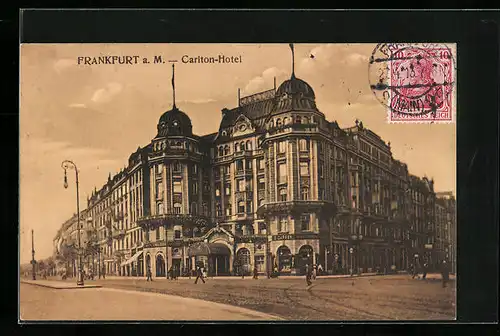 AK Frankfurt a. M., Carlton-Hotel