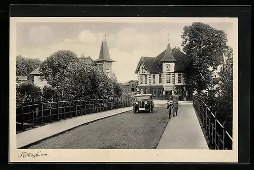 AK Kellinghusen, Strassenpartie mit Gaststätte