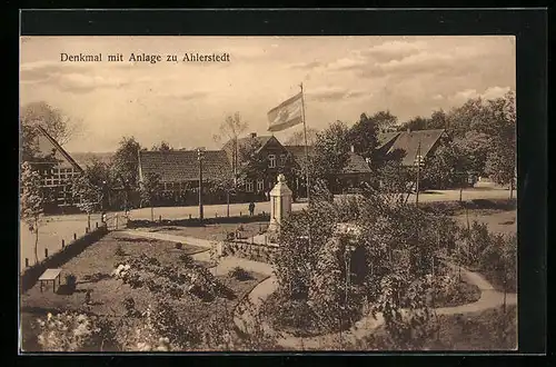 AK Ahlerstedt, Denkmal mit Anlage