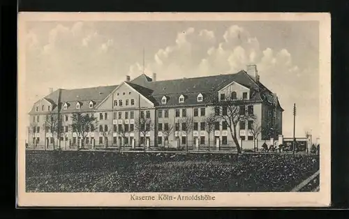AK Köln-Arnoldshöhe, Blick auf die Kaserne