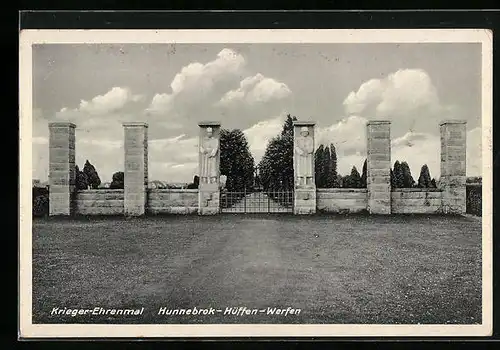 AK Hunnebrok-Hüffen-Werfen, Krieger-Ehrenmal